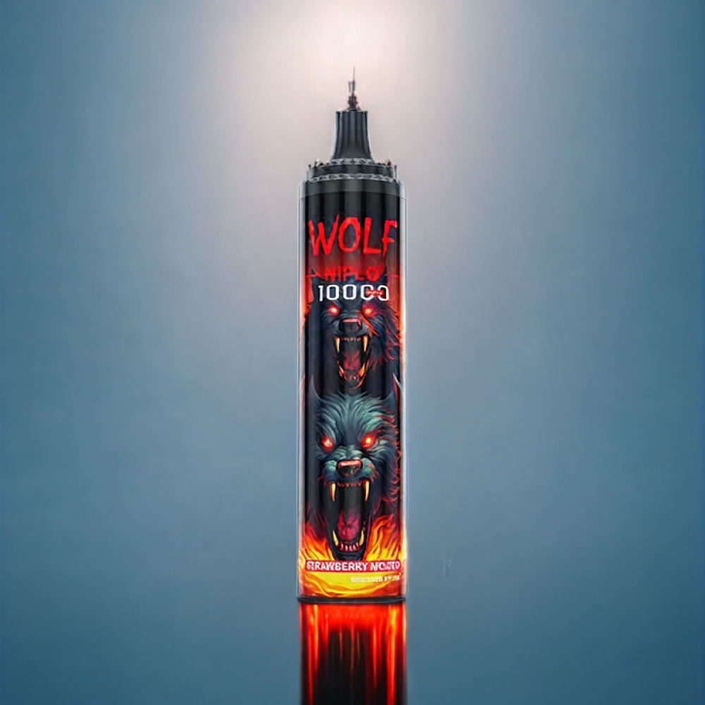 Jordgubb Mojito JNR Wolf 10000 Puffar 1.0 Ohm Mesh 650mAh 20ml Sverige Grossist