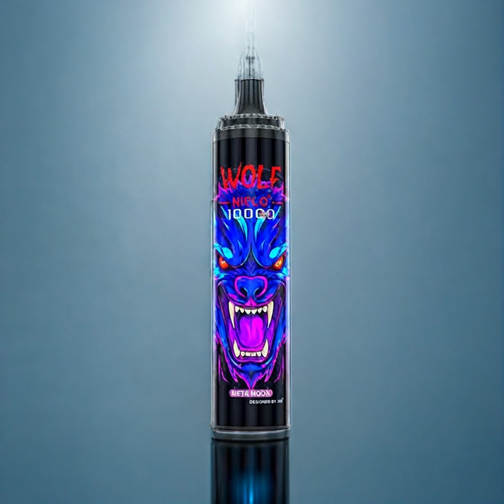 Metamån Smak JNR Wolf 10000 Puffar 1.0 Ohm Mesh Coil 650mAh 20ml 0%/2%/5% Nikotin Type-C Sverige Grossist