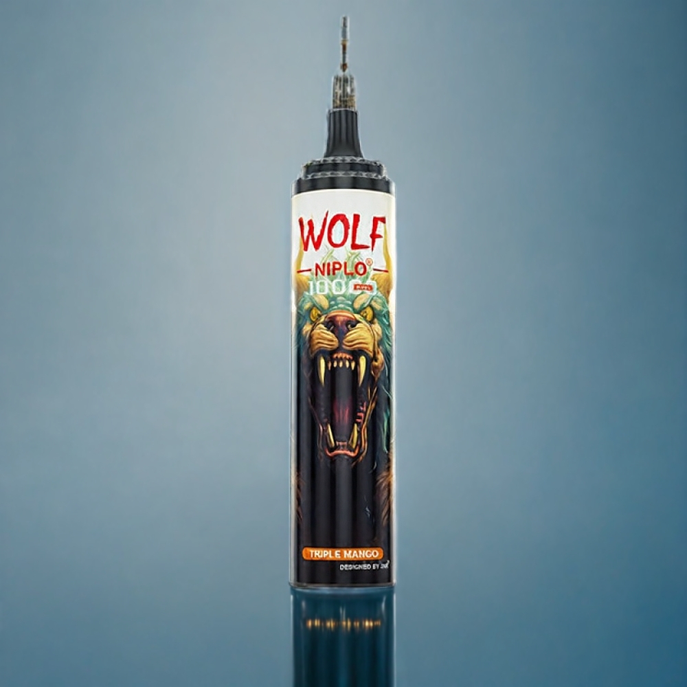 Trippel Mango Jnr Wolf 10000 Puffar Sverige Grossist 1.0 Ohm Mesh Coil 650mAh 20ml Type-C
