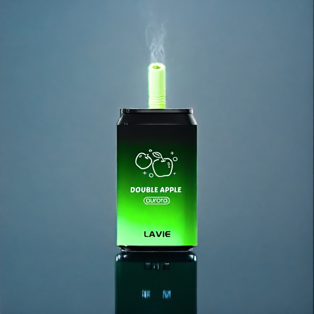 Dubbel Äpple LAVIE Aurora 22ML 650mAh Type C 11000 Puffar Sverige Grossist