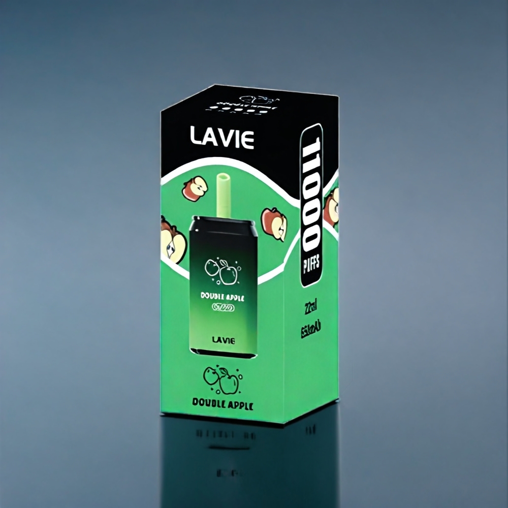 Dubbel Äpple LAVIE Aurora 22ML 650mAh Type C 11000 Puffar Sverige Grossist