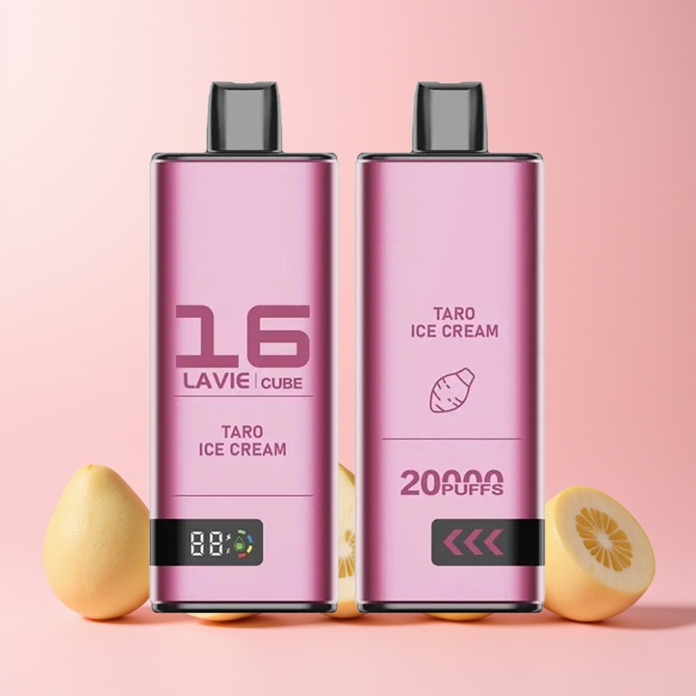 Lavie Cube 20000 Puffar Typ C 600mAh Sverige Grossist Tårta Glass