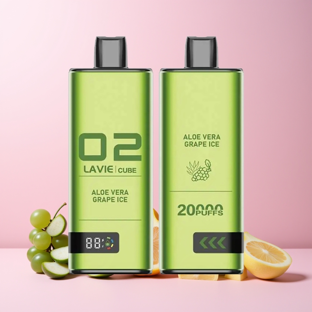 Lavie Cube 20000 Puffs 28ML 600mAh Sverige Grossist Aloe Vera Druva Is