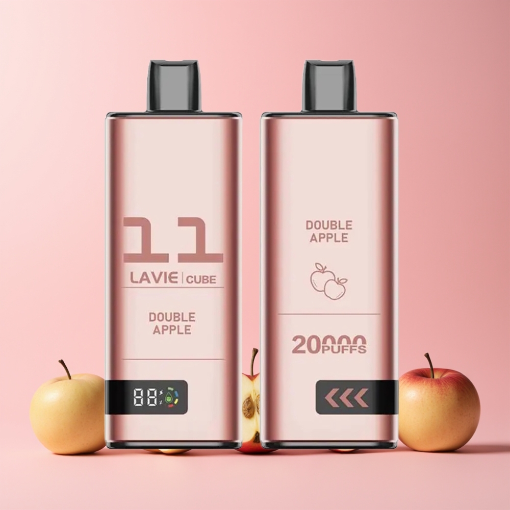 Lavie Cube 20000 Puffs 28ML 600mAh Type C Sverige Grossist Dubbel Äpple