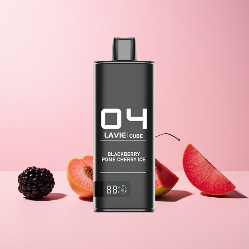 Lavie Cube 20000 Puffs Disposable Vape 28ML 5% Sverige Grossist Björnbär Pomerans Körsbär Is