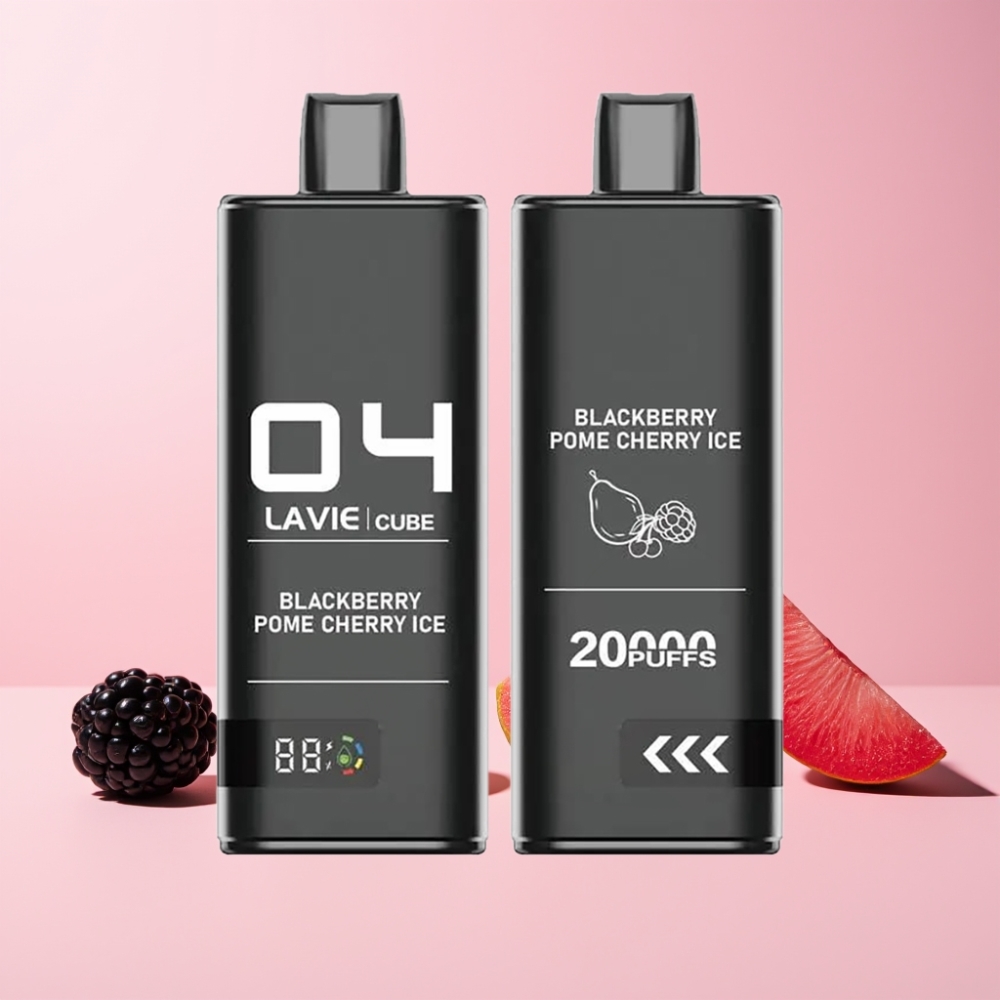 Lavie Cube 20000 Puffs Disposable Vape 28ML 5% Sverige Grossist Björnbär Pomerans Körsbär Is