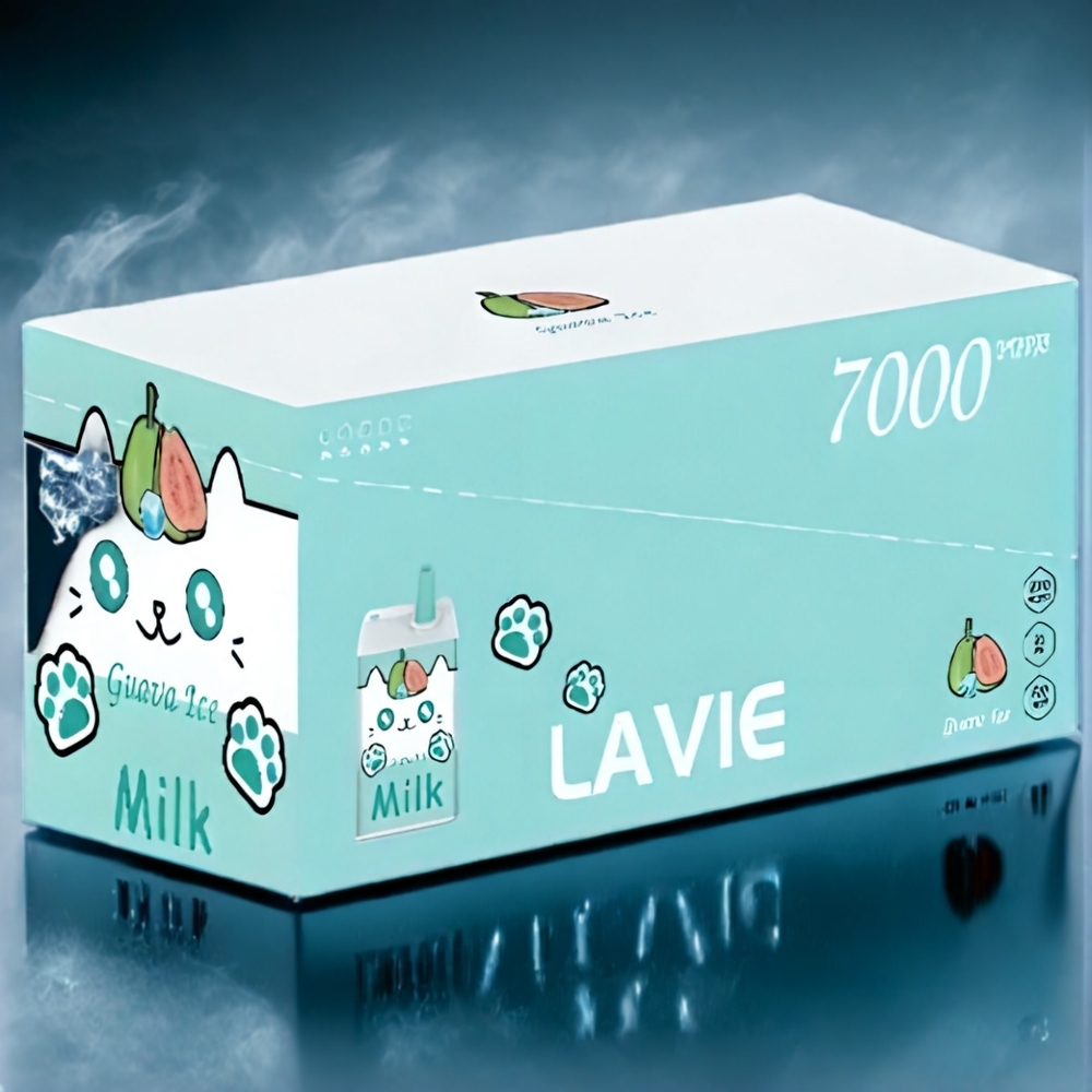 Guava Is (Guava Ice) LAVIE Milk 7000 Puffar 16ML 600mAh Type-C Sverige Grossist