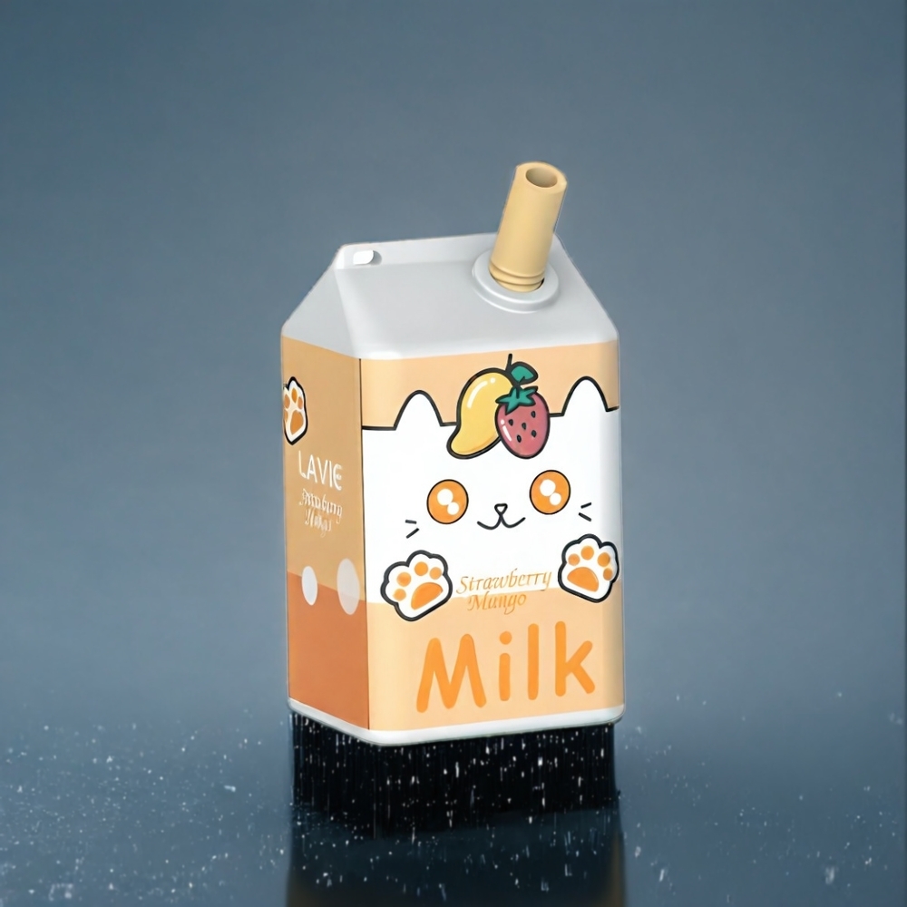 Jordgubb Mango LAVIE Milk 7000 Puffar 16ML 600mAh Sverige Grossist