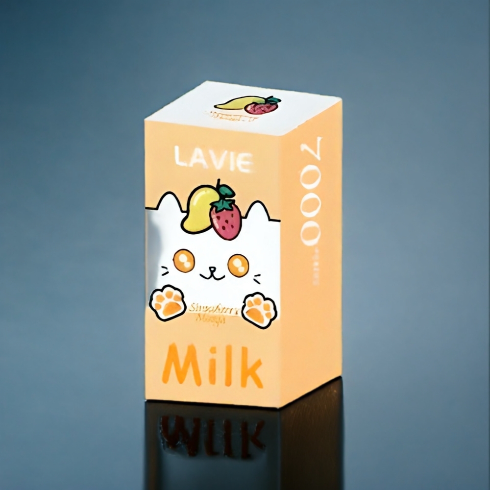 Jordgubb Mango LAVIE Milk 7000 Puffar 16ML 600mAh Sverige Grossist