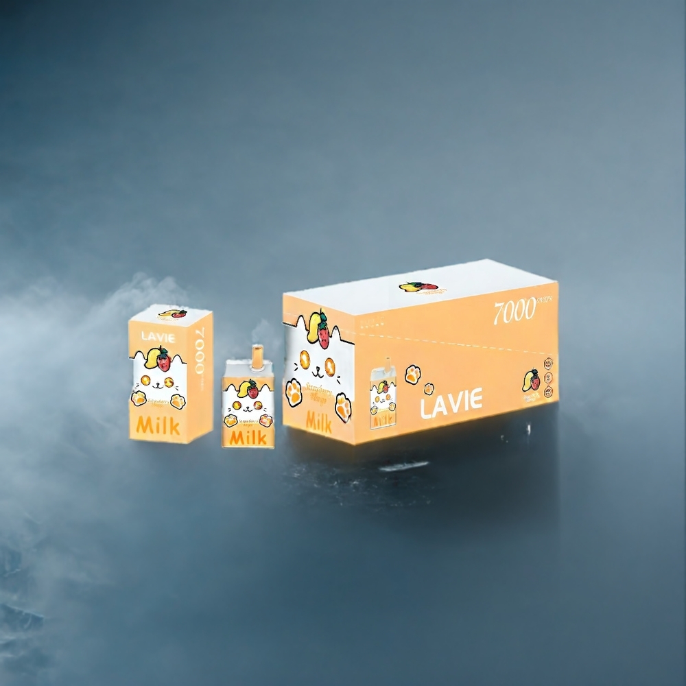 Jordgubb Mango LAVIE Milk 7000 Puffar 16ML 600mAh Sverige Grossist