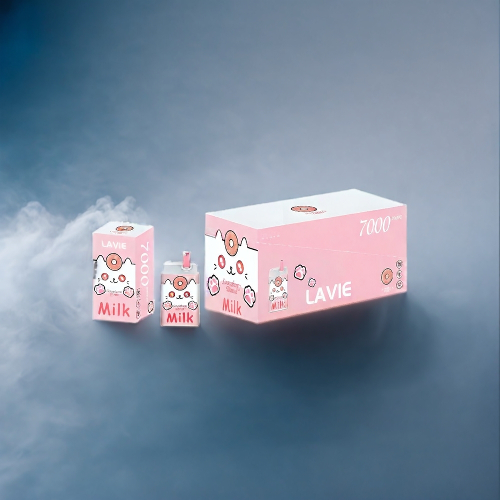 Jordgubbstrut LAVIE Milk Svensk Grossist 16ML 7000 Puffar 5%