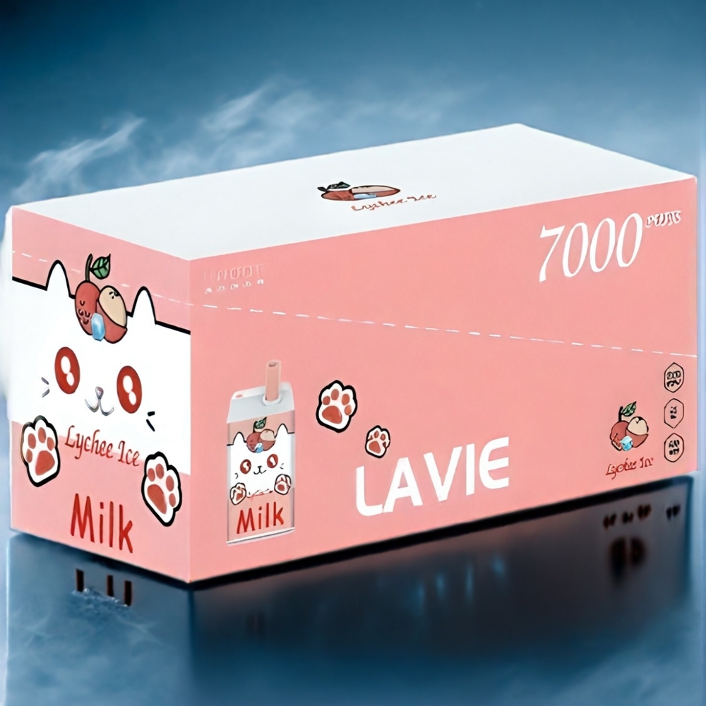 Lychee Is Lavie Milk 7000 Puffar 16ML 600mAh Sverige Grossist