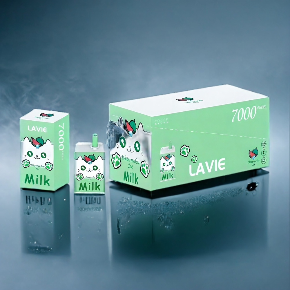 Vattenmelon Is LAVIE Milk 7000 Puffar 16ML 600mAh Type C Sverige Grossist