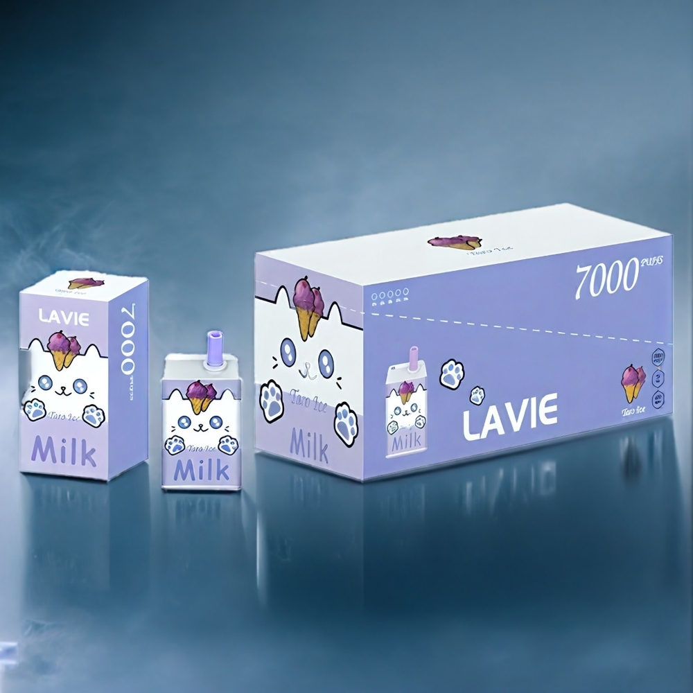 Vindruvor Is LAVIE Milk 7000 Puffar 16ML 600mAh Type C Sverige Grossist