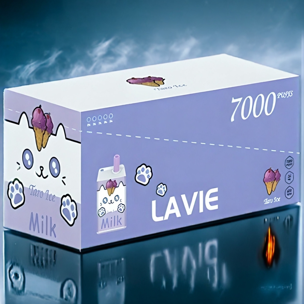 Vindruvor Is LAVIE Milk 7000 Puffar 16ML 600mAh Type C Sverige Grossist