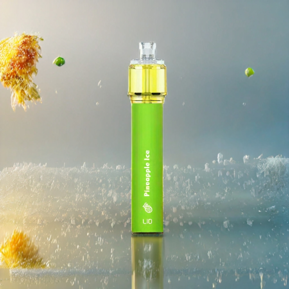 LIO Bee18 Max 2500 Puffar Sverige Grossist Rostfritt Stål 6.5ml Ananas Is
