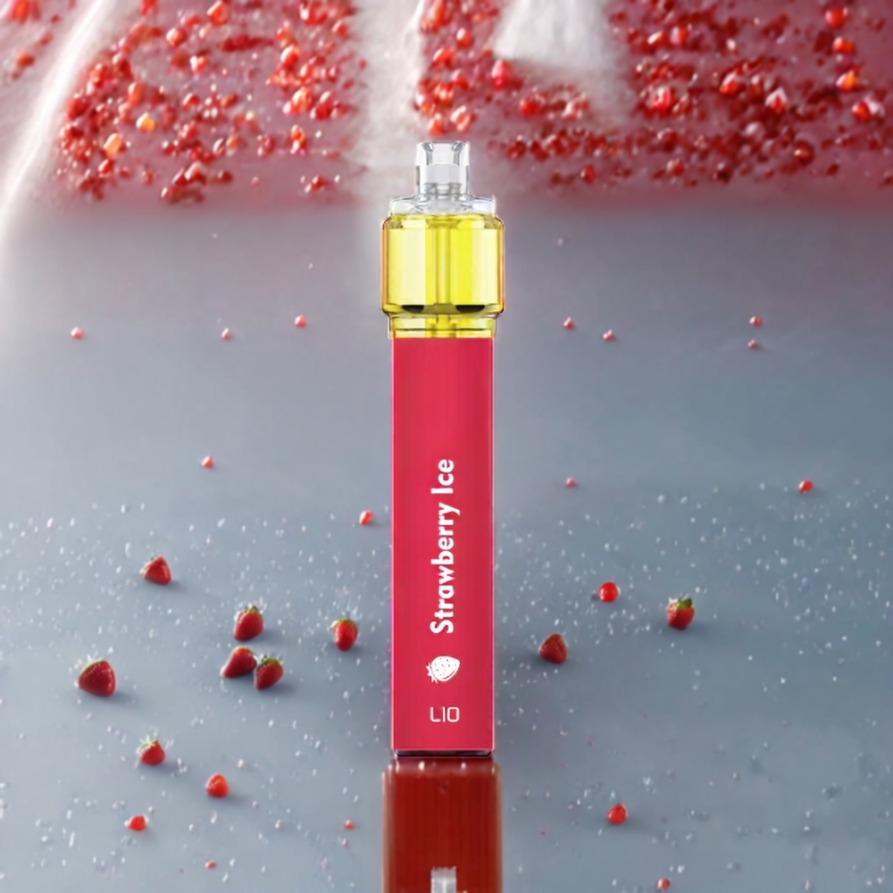 LIO Bee18 Max 2500 Puffs 1300mAh Sverige Grossist Jordgubb Is
