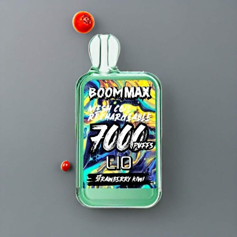 LIO BOOM MAX 7000 Puff 650mAh Type-C Sverige Grossist Jordgubb Kiwi