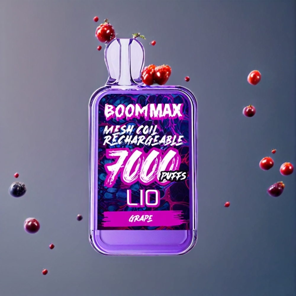 LIO BOOM MAX 7000 Puffar 15ml 50mg Sverige Grossist Druva