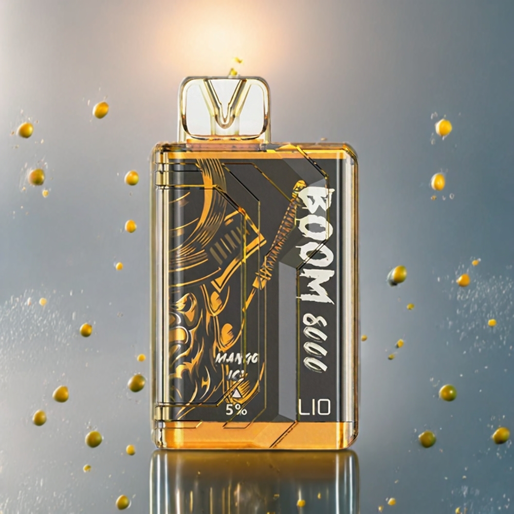 LIO BOOM PRO 8000 Puffar Typ-C Laddning 15ml Sverige Grossist Mango Is