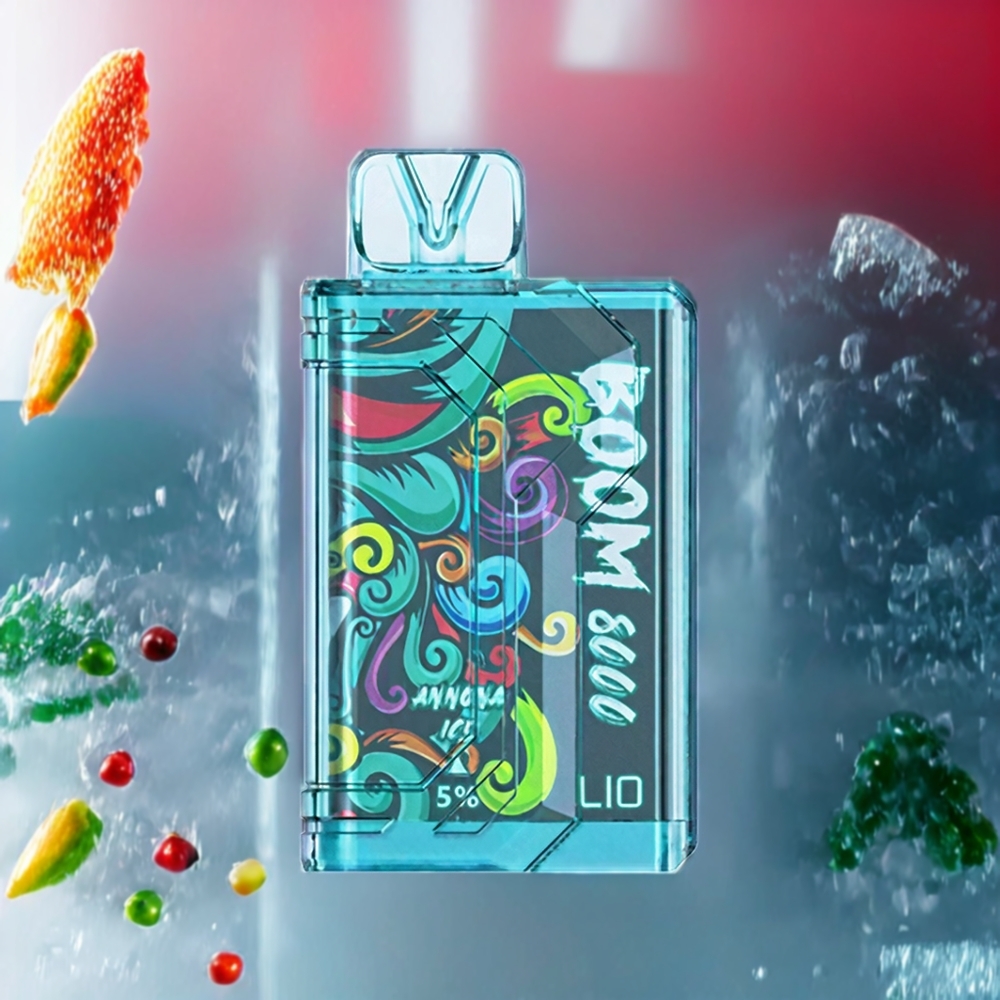 LIO BOOM PRO 8000 Puffs Mesh Coil Type-C 15ml 5% Sverige Grossist Annona Is