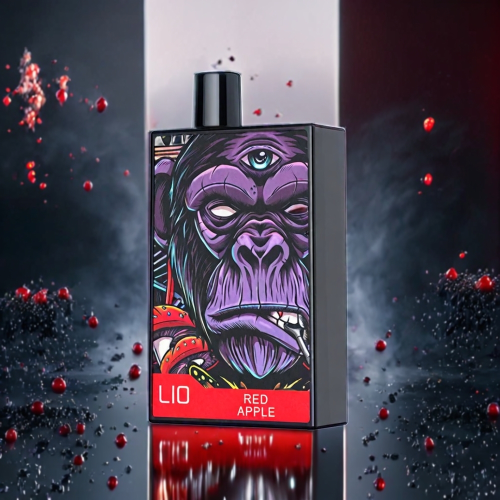 LIO CAPO 4500 Puff Typ-C 12ml Sverige Grossist Rött Äpple