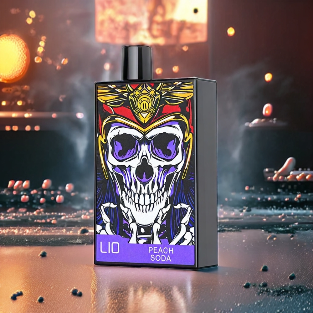 LIO CAPO 4500 Puff Typ-C 600mAh 12ml Sverige Grossist Persikosoda