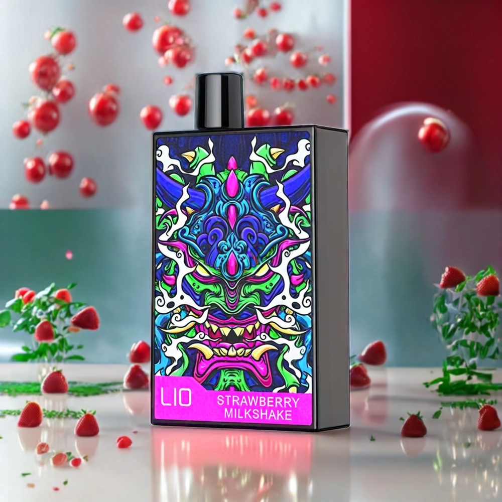 LIO CAPO 4500 Puff Typ-C Laddning 12ml Sverige Grossist Jordgubb Milkshake