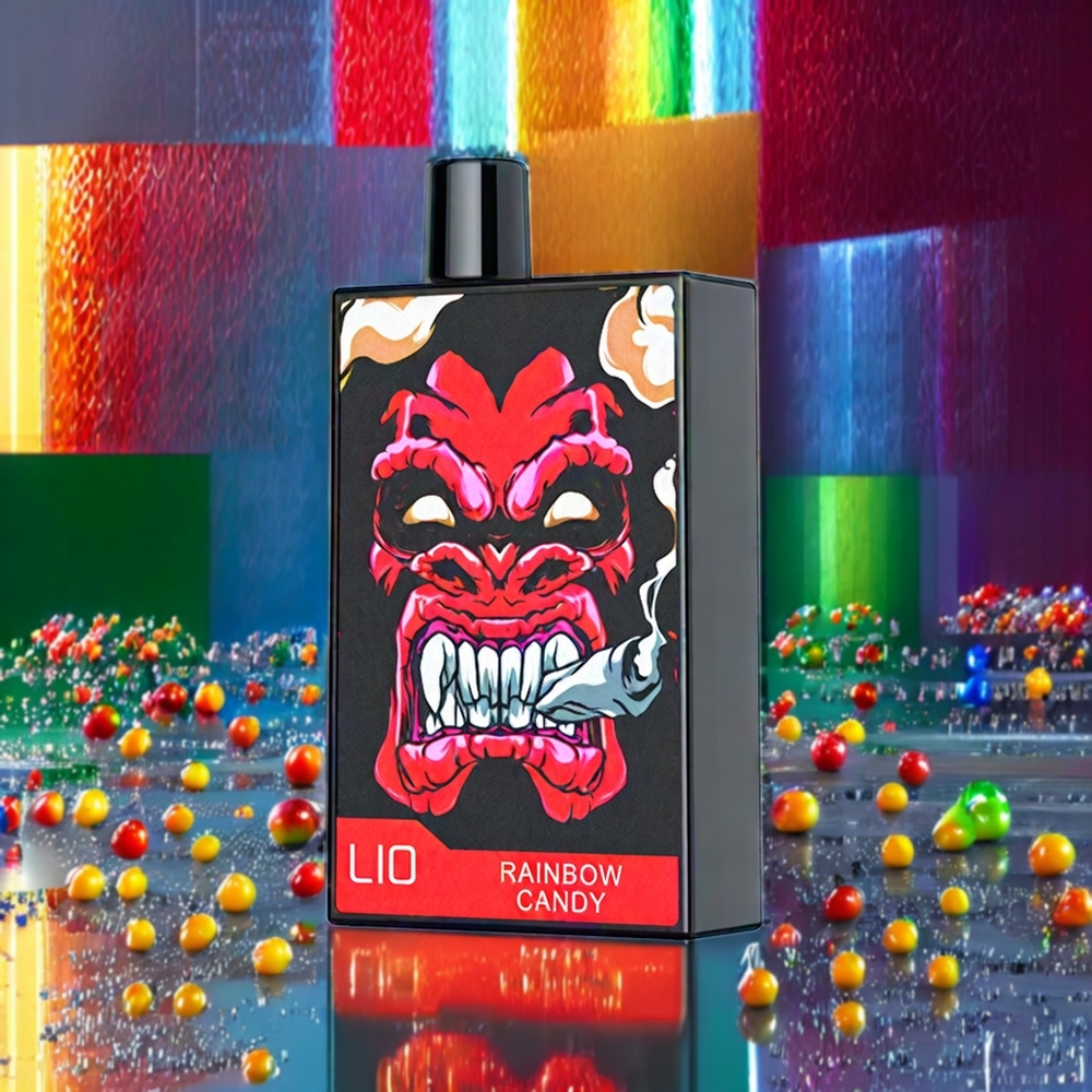 LIO CAPO 4500 Puffar Sverige Grossist 12ml 600mAh Type-C Regnbågens Godis