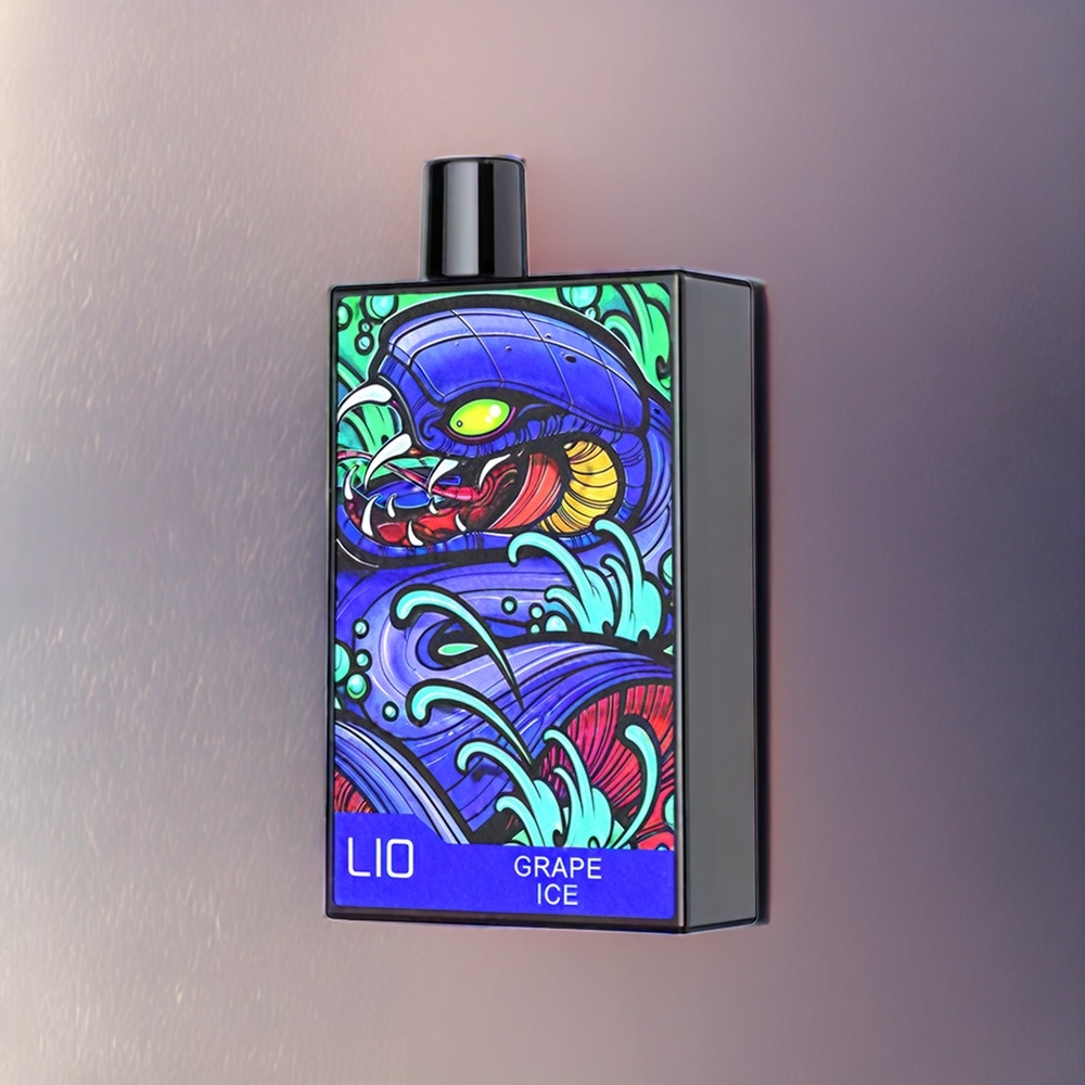 LIO CAPO 4500 Puffar Sverige Grossist Typ-C Laddning 12ml Druva Is