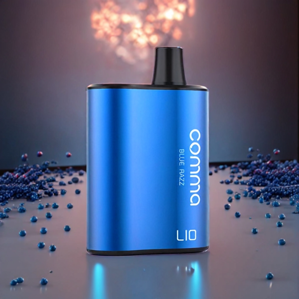 LIO COMMA 5000 Puffar 15 ml Blå Hallon Sverige Grossist