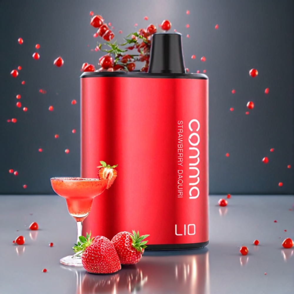 LIO COMMA 5000 Puffs Sverige Grossist 15ml Jordgubb Daiquiri