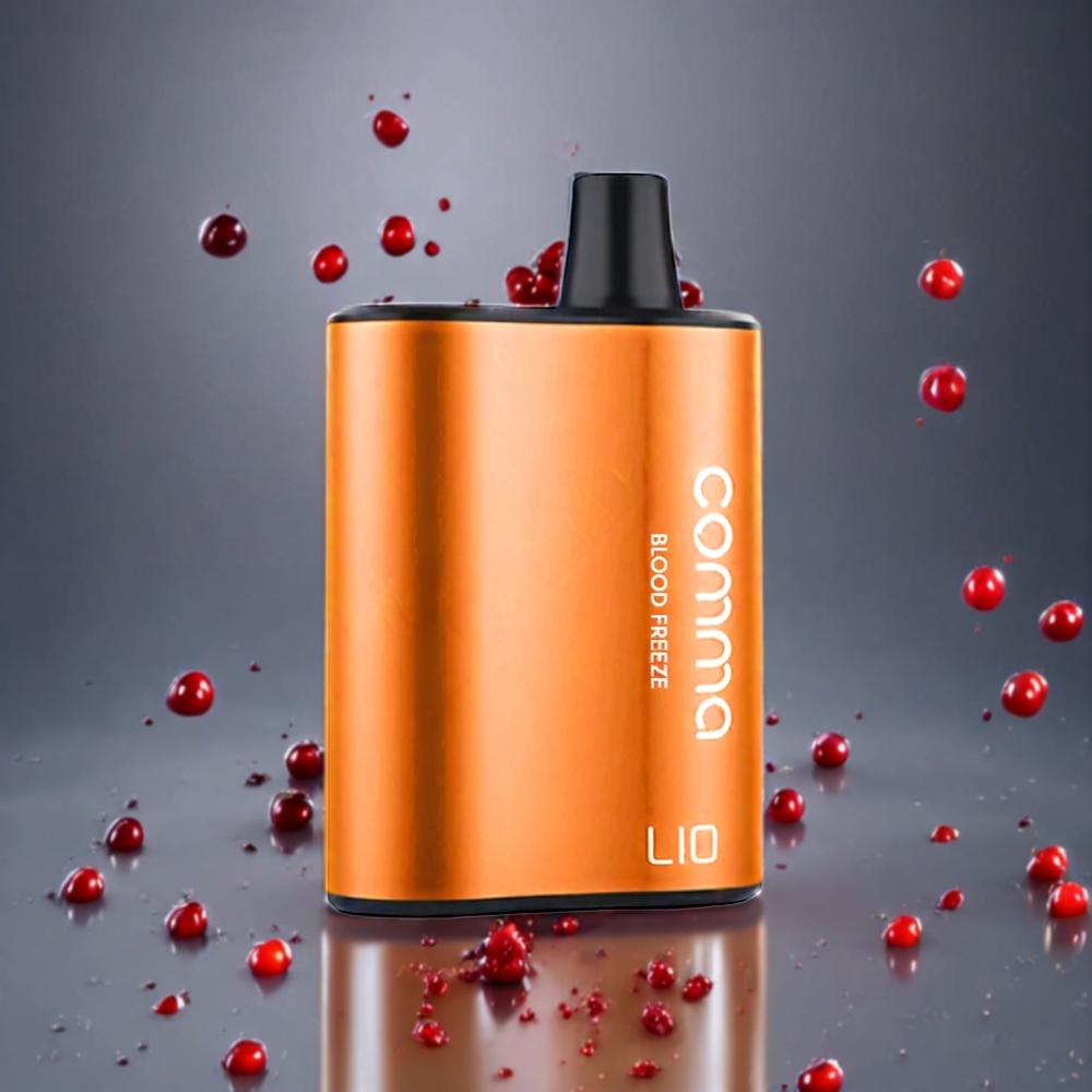 LIO COMMA 5000 Puffs Sverige Grossist Aluminiumlegering Blodfrys