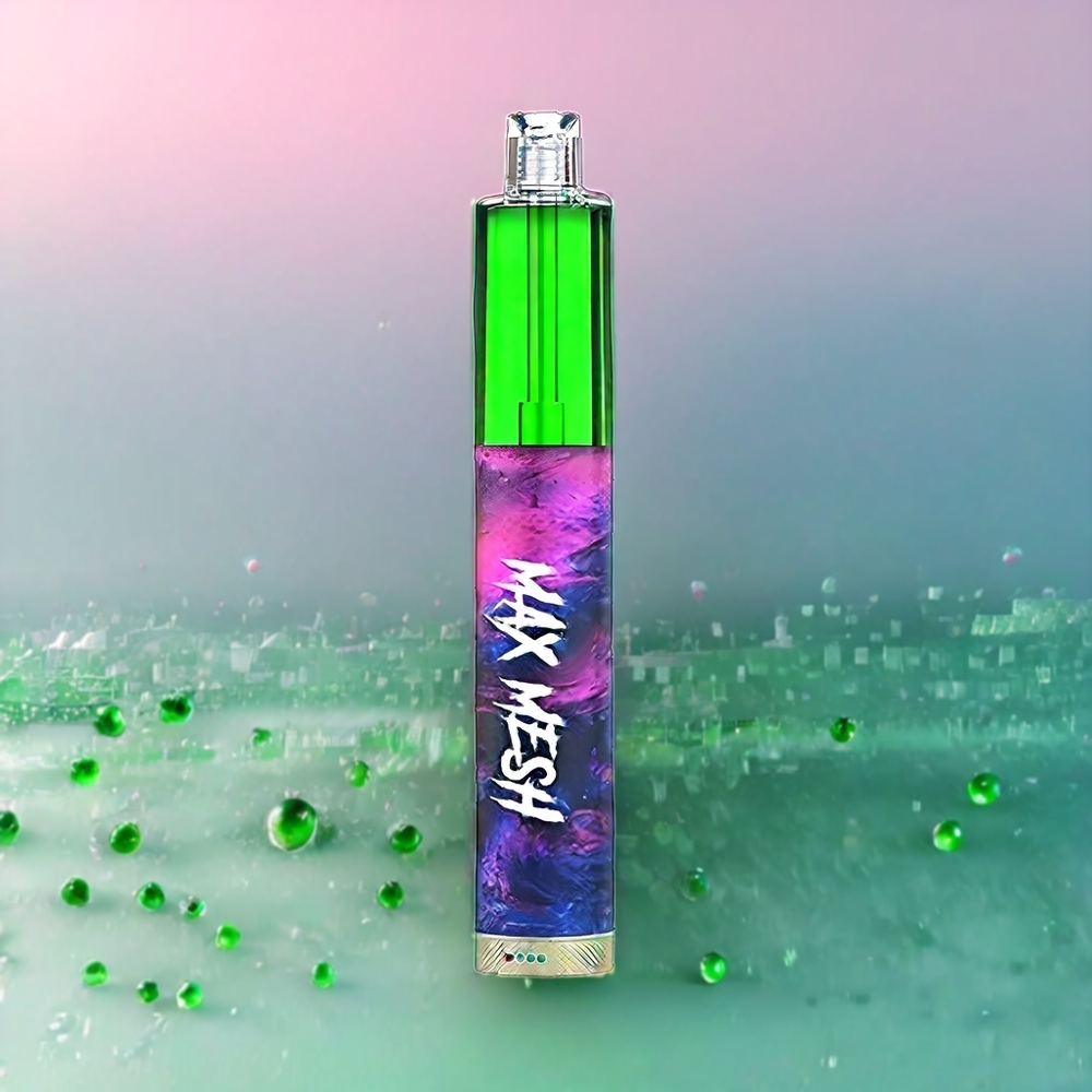 LIO Max Mesh 3000 Puffs Dual Slotted Airflow 10mL Gröntäpple Menthol Is Sverige Grossist