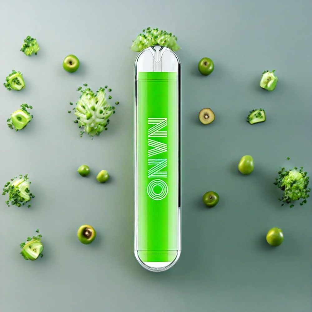 LIO NANO X2 800 Puffar 500mAh 2ml Sverige Grossist Grönt Äpple Kiwi