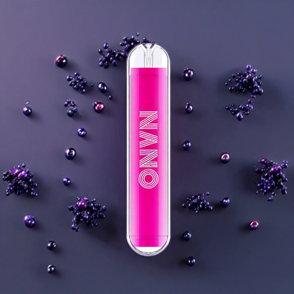 LIO NANO X2 800 Puffs 500mAh 2ml Sverige Grossist Svart Vinbär Druva