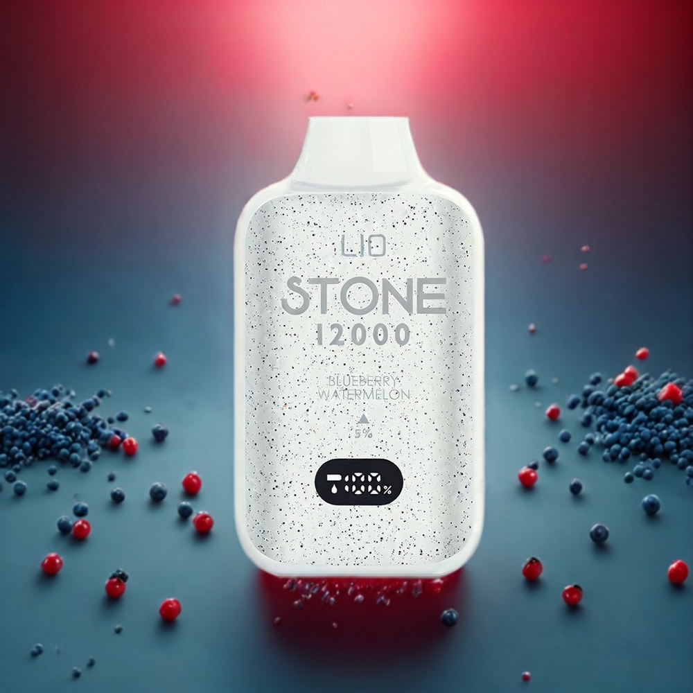 LIO Stone 12000 Puffar Sveriges Grossist 18ML 550mAh Blåbär Vattenmelon