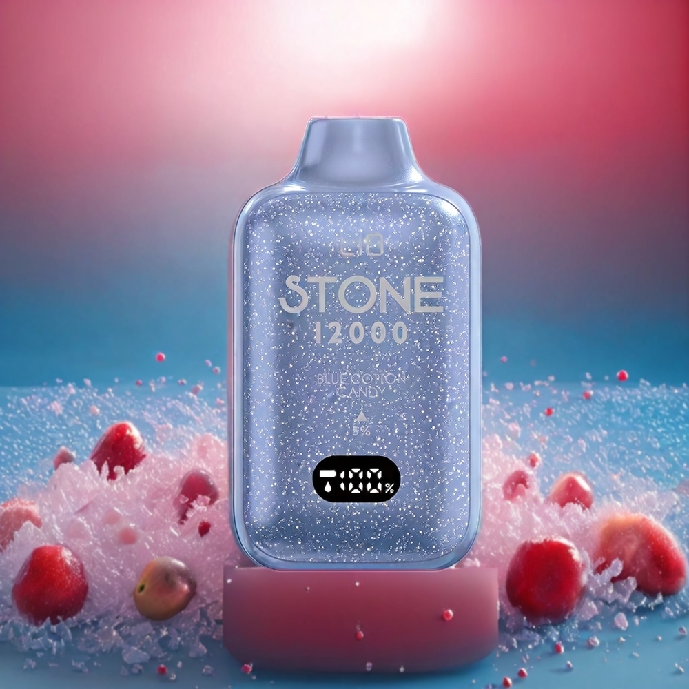 LIO Stone 12000 Puffs 18ML 550mAh Sverige Grossist Blå Sockervadd