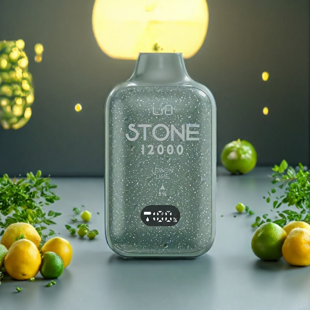 LIO Stone 12000 Puffs 18ML 550mAh Sverige Grossist Citron Lime