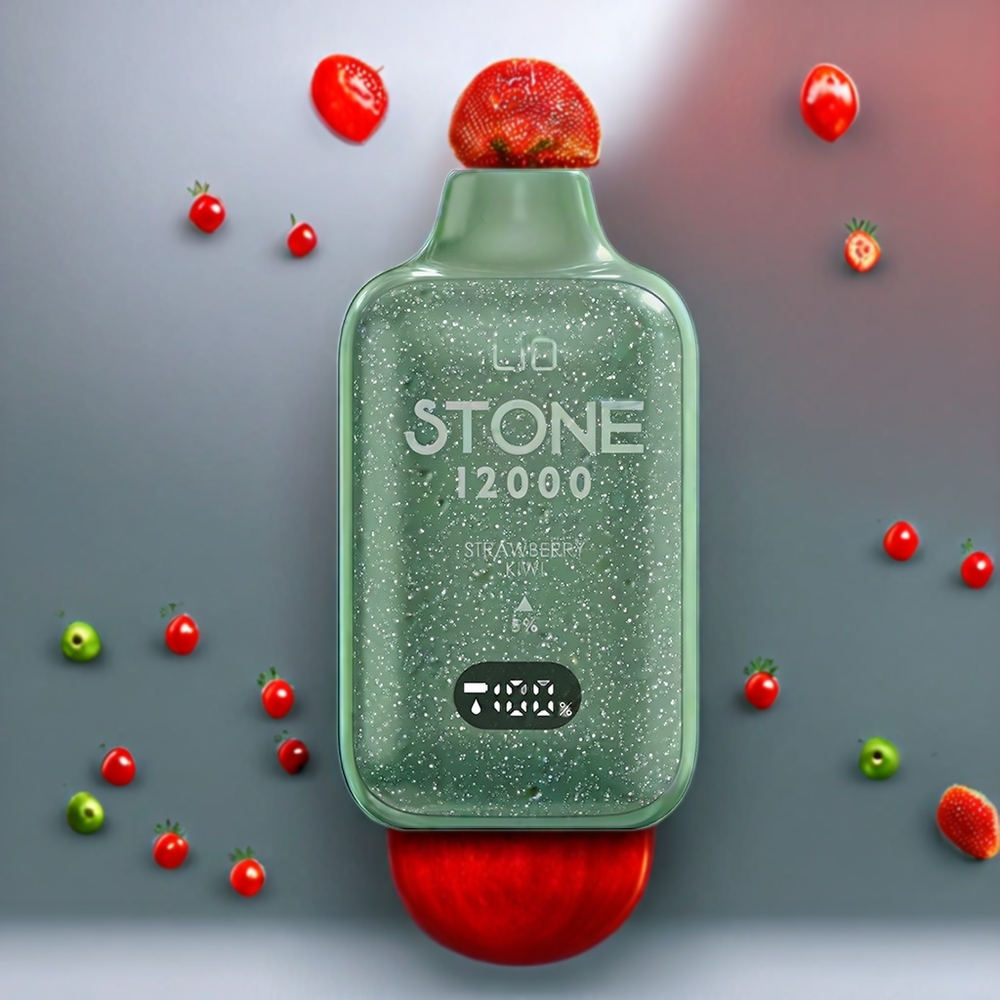 LIO Stone 12000 Puffs 18ML 550mAh Sverige Grossist Jordgubb Kiwi