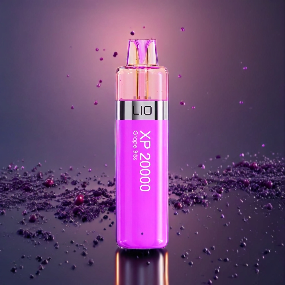LIO XP 20000 Puffs 0.8 Ohm Mesh 12ML 50mg 900 mAh TYPE-C Sverige Grossist Druvglädje
