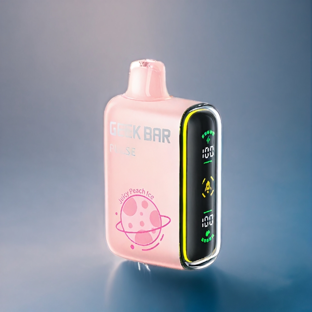 Frostbär & Passionfrukt Geek Bar Pulse 15.000 puffar 16ML 5% Luftflödesreglering 650mAh USB-C Sverige Grossist
