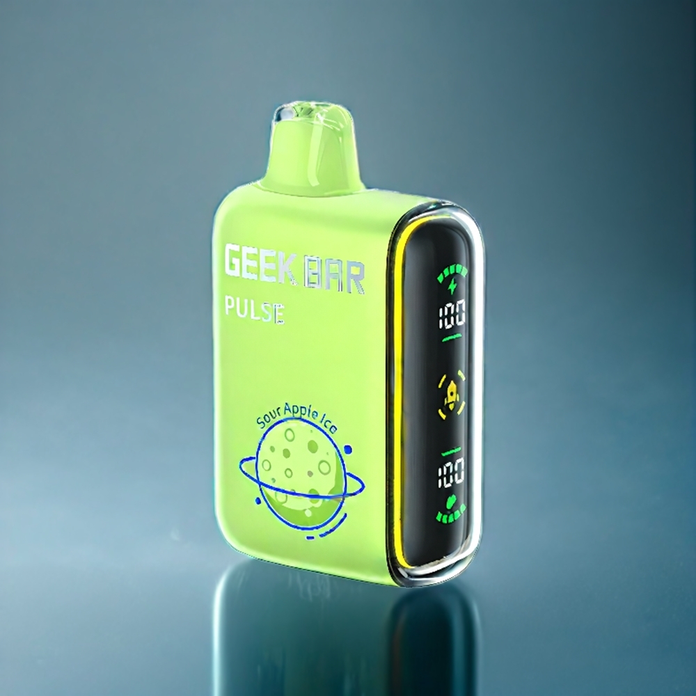 Frostbär & Passionfrukt Geek Bar Pulse 15.000 puffar 16ML 5% Luftflödesreglering 650mAh USB-C Sverige Grossist