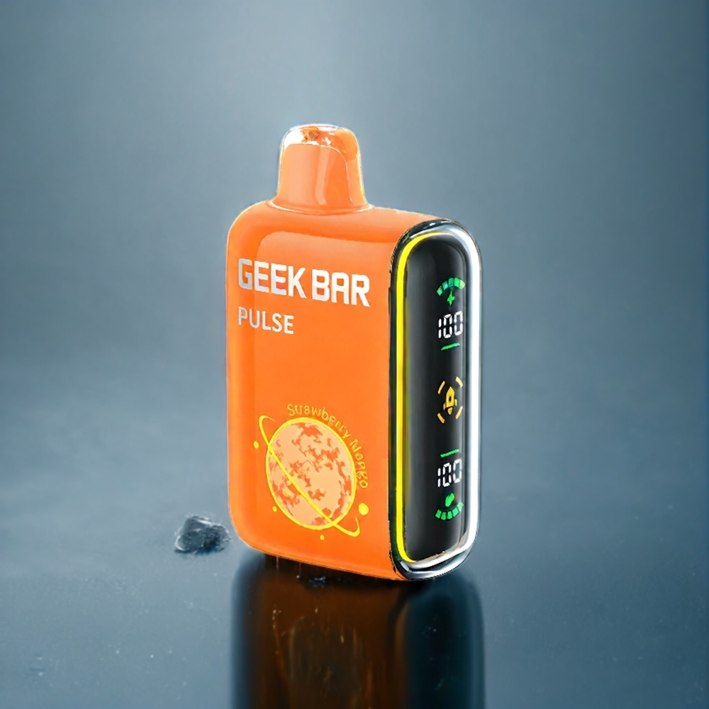 Frostbär & Passionfrukt Geek Bar Pulse 15.000 puffar 16ML 5% Luftflödesreglering 650mAh USB-C Sverige Grossist