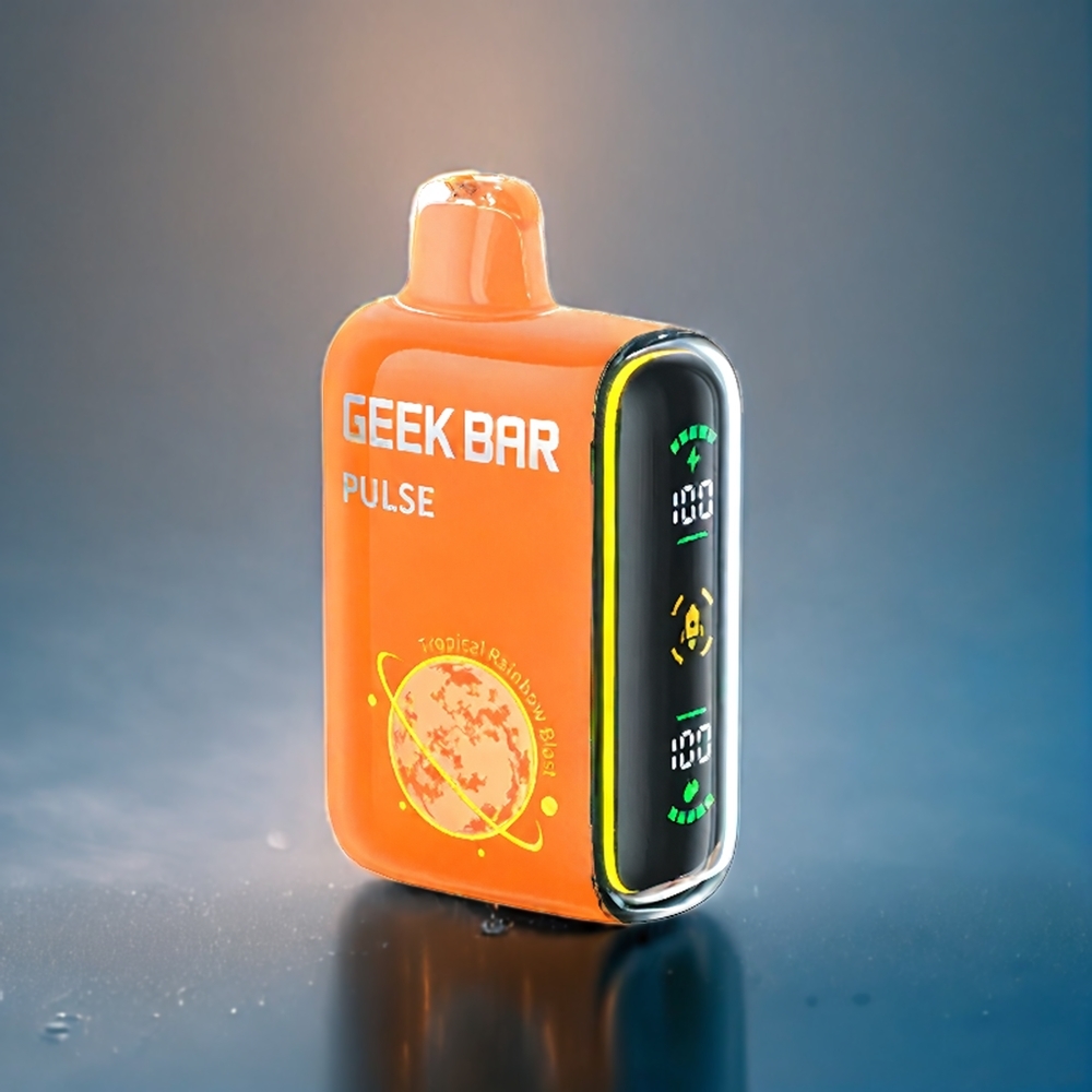 Frostbär & Passionfrukt Geek Bar Pulse 15.000 puffar 16ML 5% Luftflödesreglering 650mAh USB-C Sverige Grossist