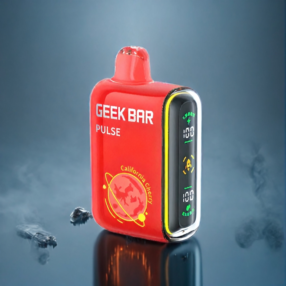 Frostbär & Passionfrukt Geek Bar Pulse 15.000 puffar 16ML 5% Luftflödesreglering 650mAh USB-C Sverige Grossist