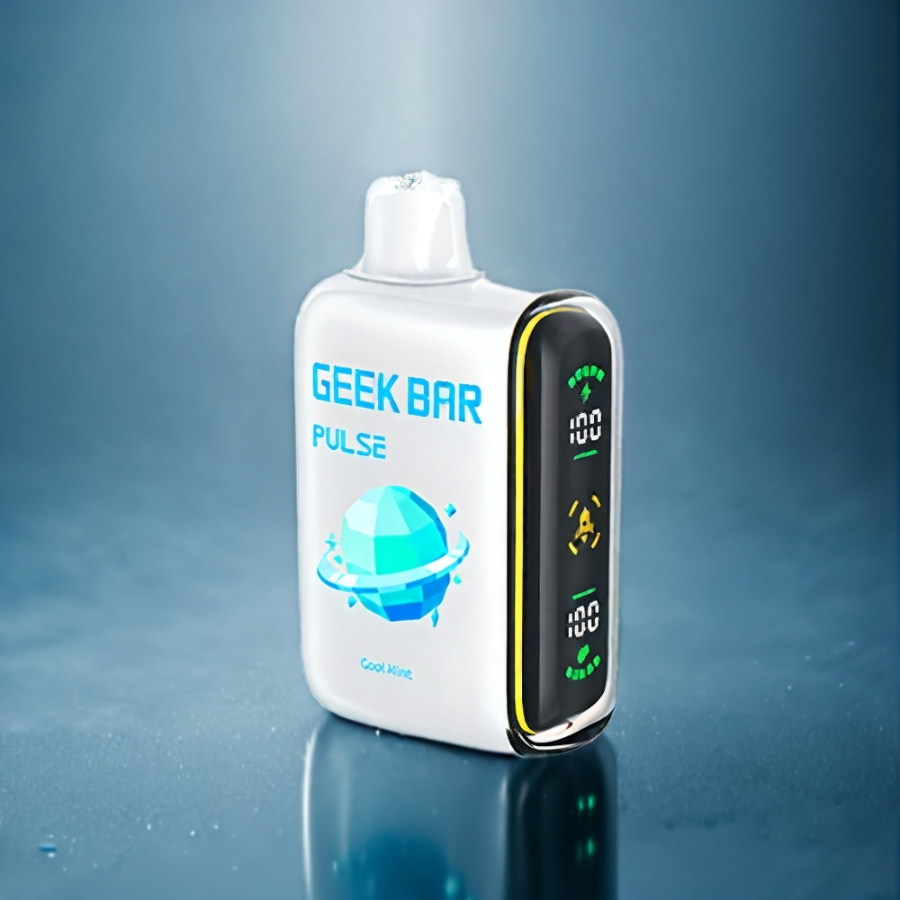 Frostbär & Passionfrukt Geek Bar Pulse 15.000 puffar 16ML 5% Luftflödesreglering 650mAh USB-C Sverige Grossist