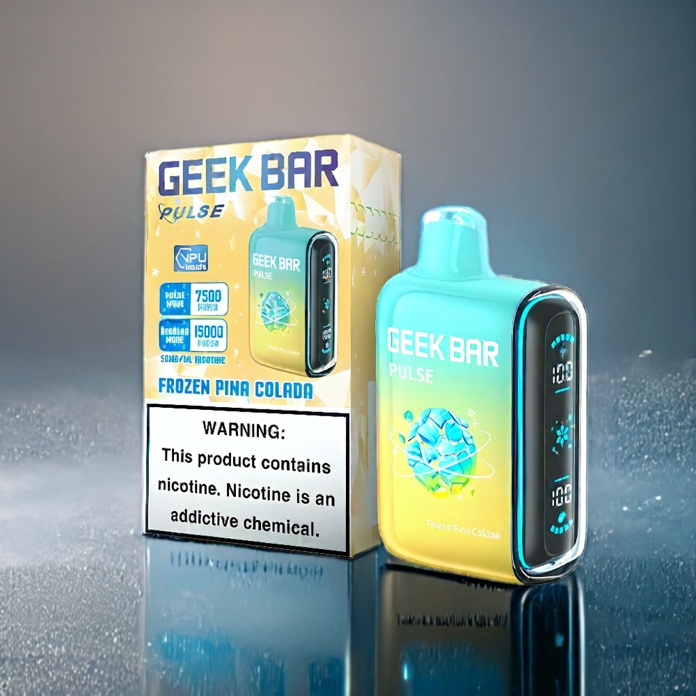 Fryst Geek Bar Pulse 15000 Puffar 16ML 5% 650mAh USB-C Sverige Grossist