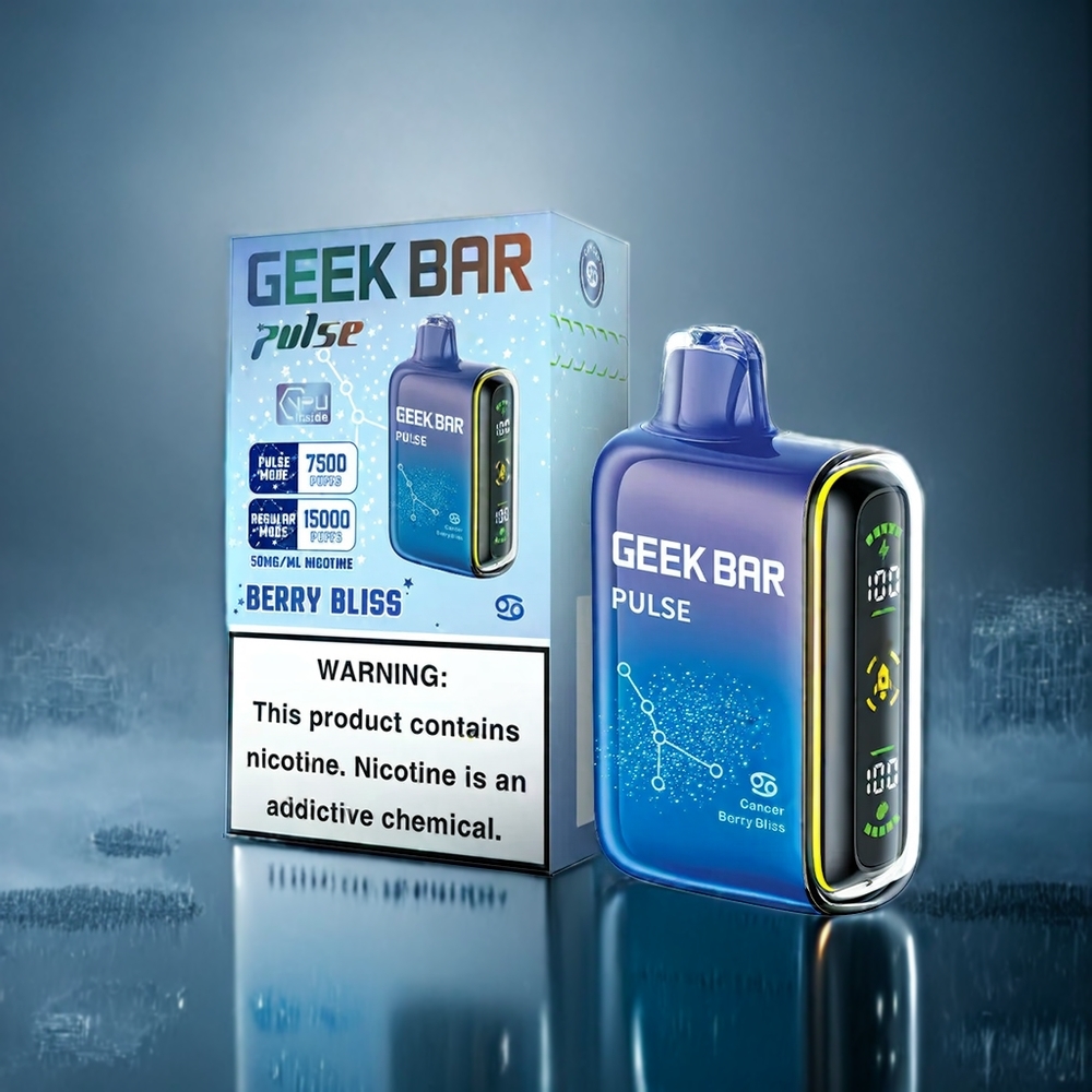Mango Iskall Geek Bar Pulse 15000 Puffar 16ML 5% 650 mAh Sverige Grossist Zodiac Edition
