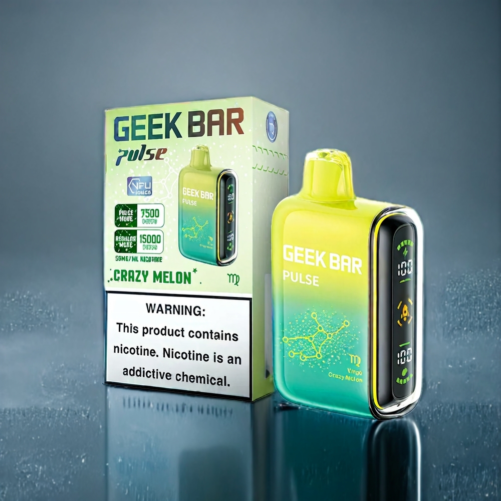 Mango Iskall Geek Bar Pulse 15000 Puffar 16ML 5% 650 mAh Sverige Grossist Zodiac Edition